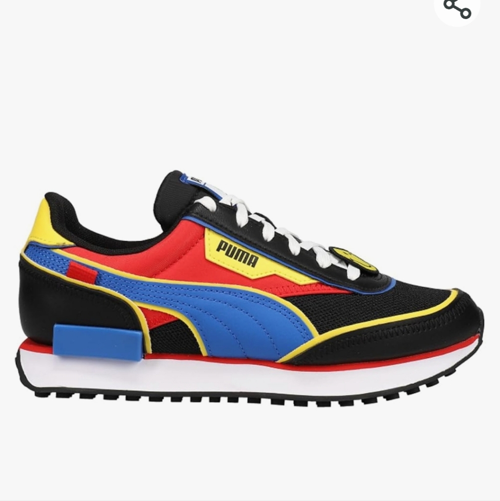Puma Kids Sneakers in Black, Blue, Yellow, Red